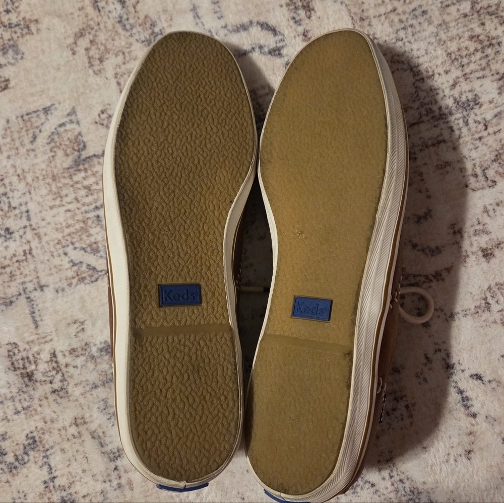 Keds Champion Pennant Leather Baseball Stitch Shoes - Picture 5 of 9